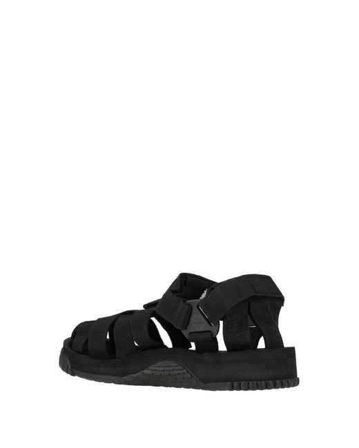 Shaka Black Sandals