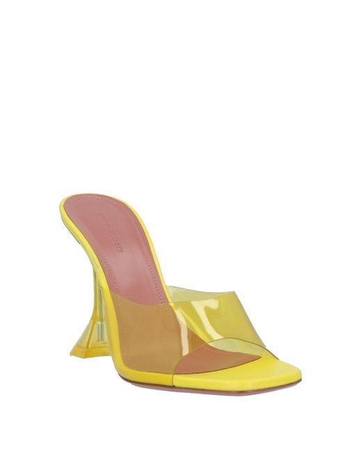 AMINA MUADDI Yellow Sandals