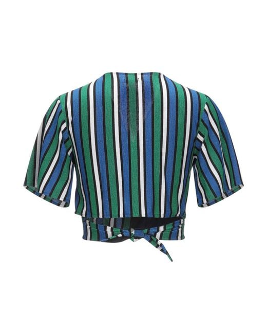 Mc2 Saint Barth Blue Cardigan Viscose, Polyester, Polyamide, Elastane