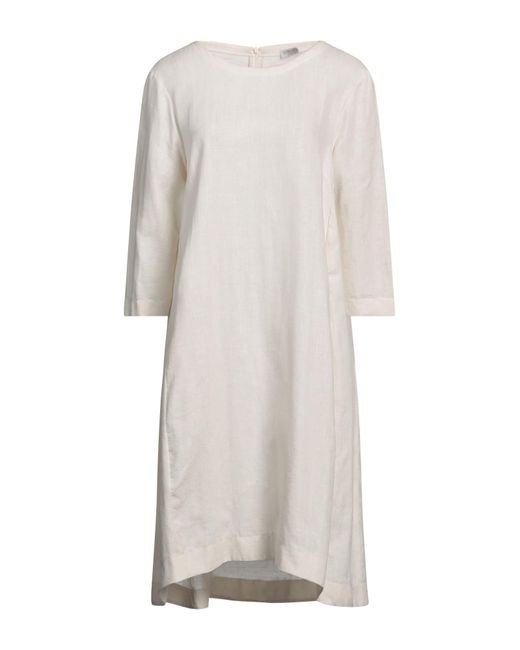 Le Tricot Perugia White Midi Dress