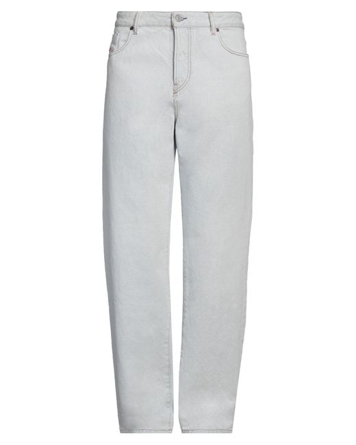 DIESEL Gray Jeans Cotton for men