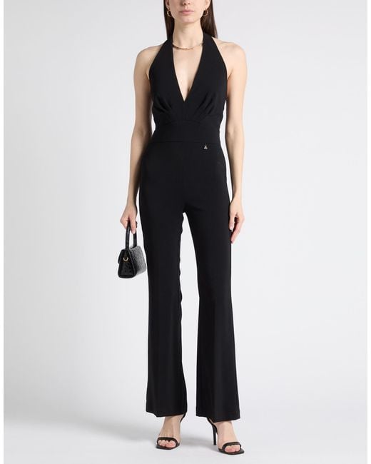 DIVEDIVINE Black Jumpsuit Polyester, Elastane