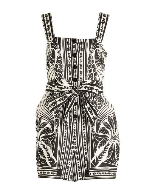 Farm Rio Black Playsuits