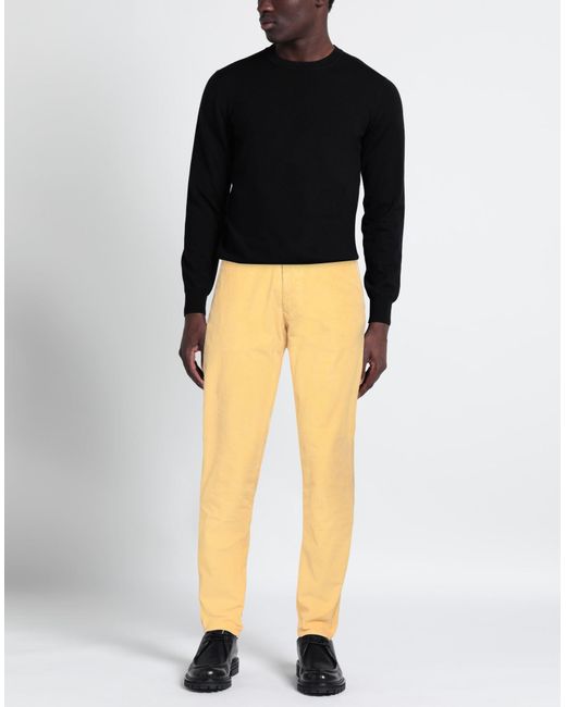 Incotex Yellow Trouser for men