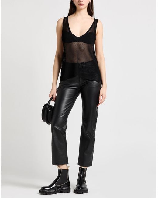 Isabel Benenato Black Top Viscose