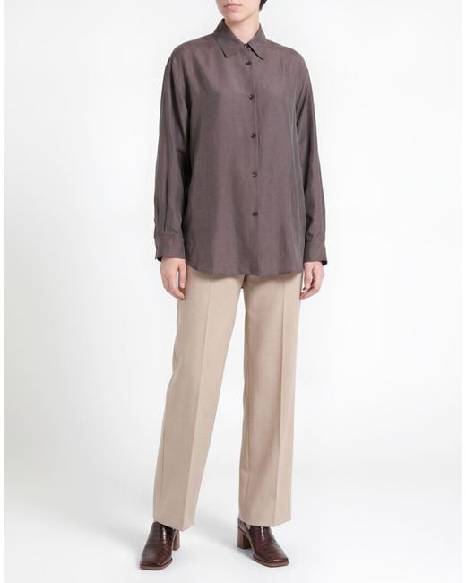 Alysi Purple Chocolat Shirt Lyocell, Silk