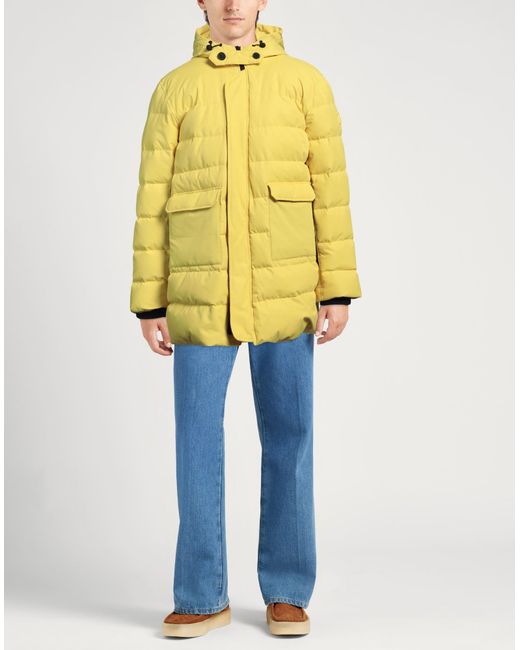 Zadig & Voltaire Yellow Puffer Polyester, Elastane for men