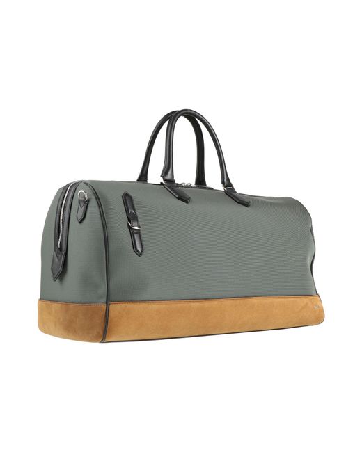 Bally Black Dark Duffel Bags Textile Fibers, Leather