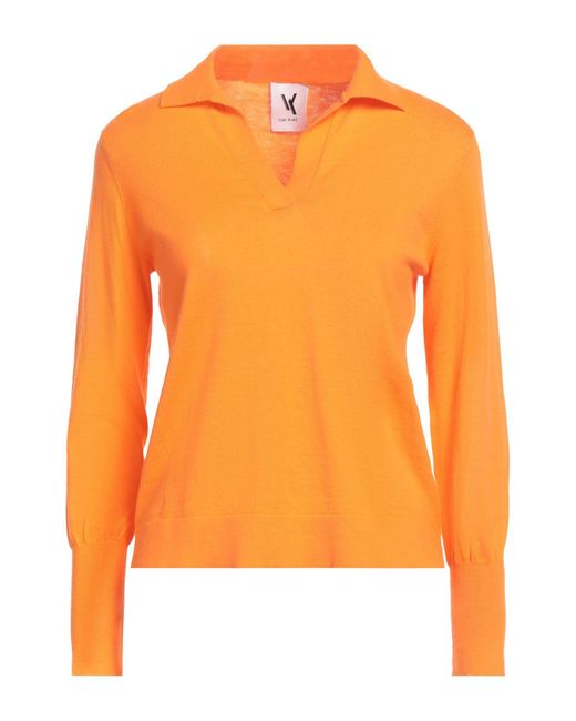 Van Kukil Orange Sweater Cashmere