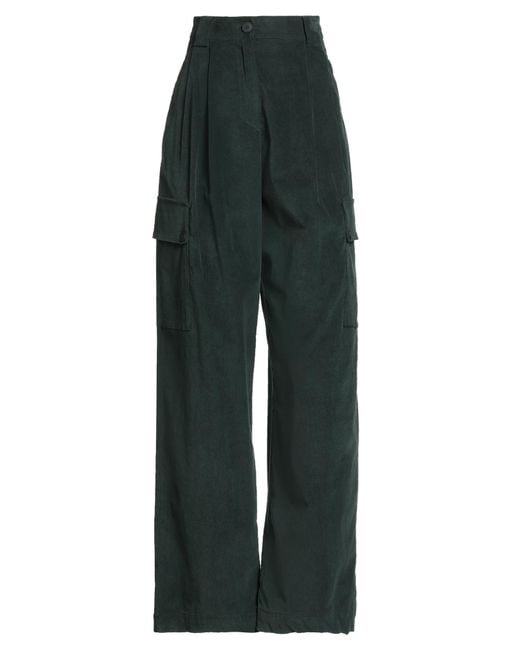 Momoní Green Dark Pants Cotton, Elastane