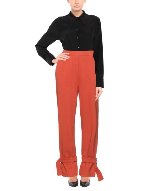 WEILI ZHENG Red Trouser