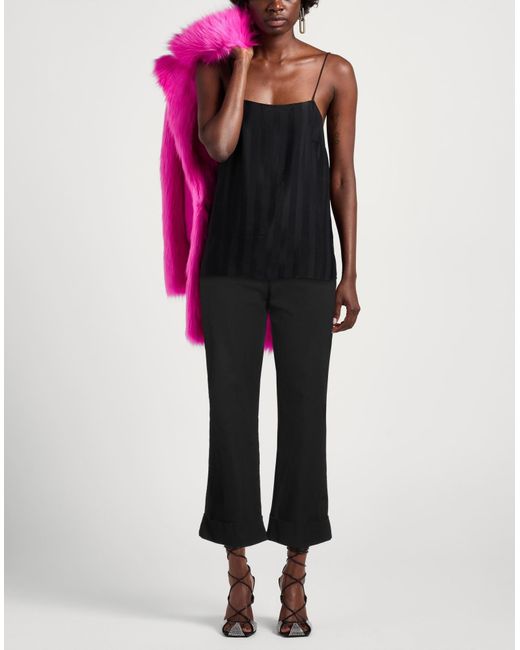 Hache Black Pants Cotton, Elastane