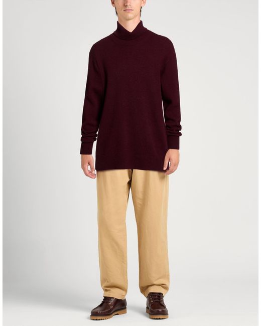 Amaranto Red Turtleneck for men