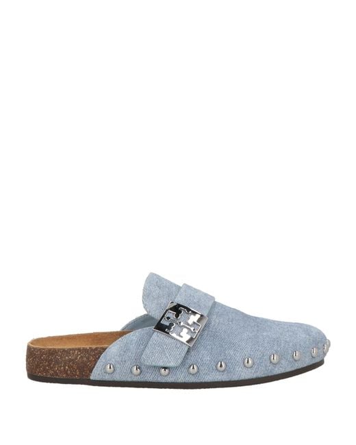 Tory Burch White Mules & Clogs Leather