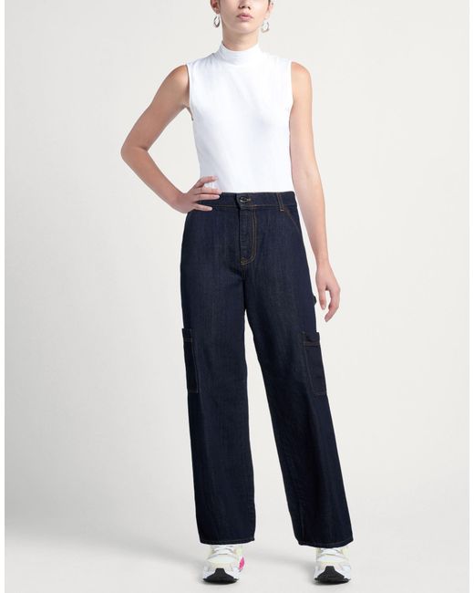 Rebel Queen Blue Jeans Cotton
