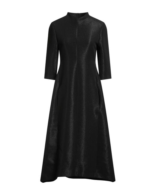 Fabiana Filippi Black Midi Dress