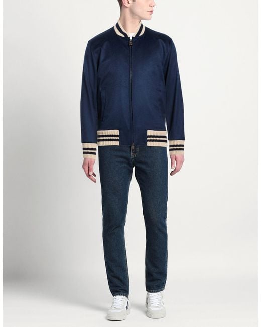 KIRED Blue Jacket Cashmere for men