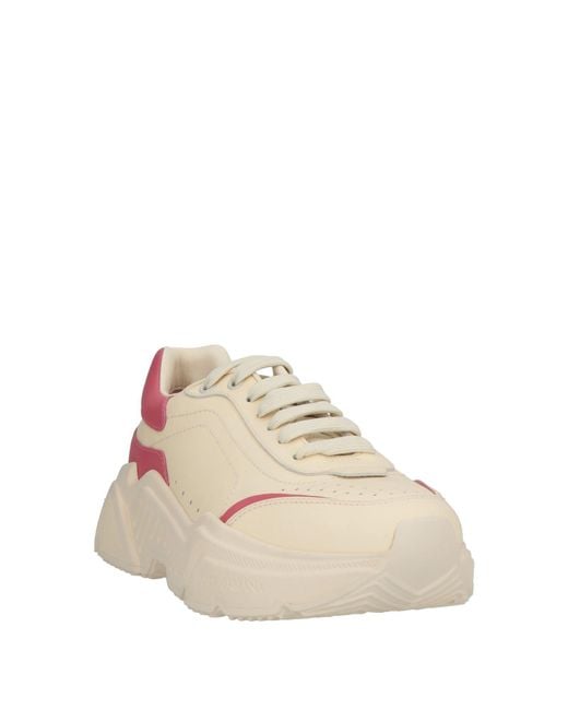 Dolce & Gabbana Pink Sneakers Leather