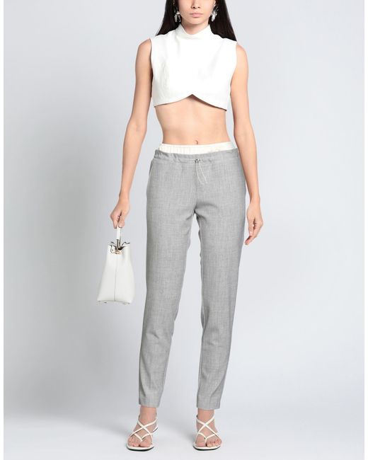 ERMANNO FIRENZE Gray Trouser