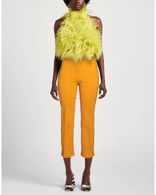 La Petite Robe Di Chiara Boni Orange Trouser