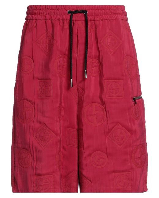 Giorgio Armani Red Shorts & Bermuda Shorts for men