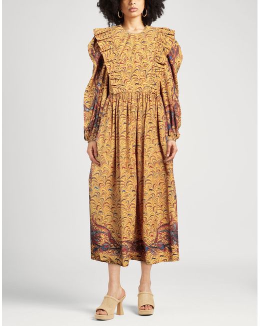 Ulla Johnson Natural Midi Dress