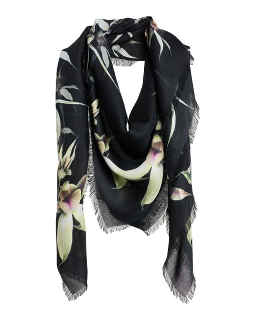 Givenchy Black Scarf Modal, Cashmere for men