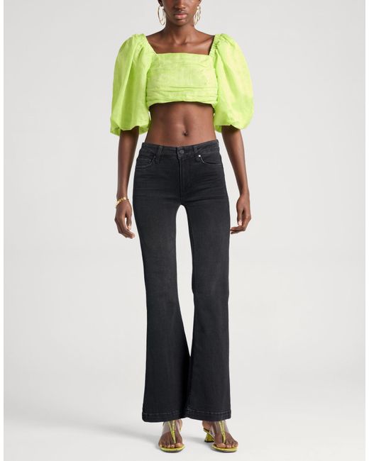 PAIGE Black Jeans Cotton, Modal, Polyester, Elastane