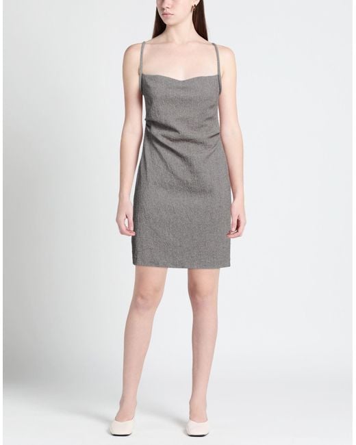 Minivestido Nanushka de color Gray