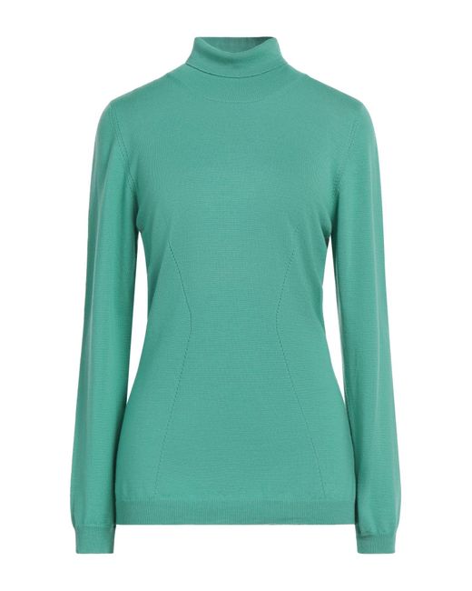Antonio Marras Green Turtleneck Virgin Wool