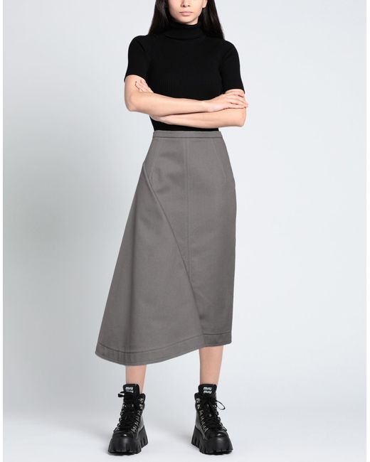 N°21 Gray Denim Skirt