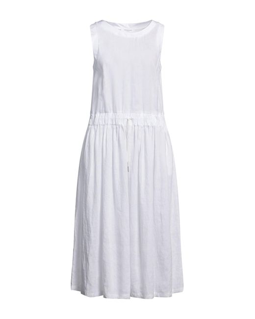 Fabiana Filippi White Midi Dress
