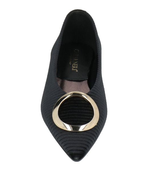 Giulia Neri Black Ballet Flats