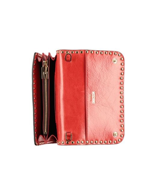 Moschino Red Brieftasche