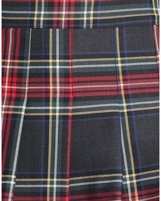 Maje Red Mini Skirt Wool, Polyester, Elastane