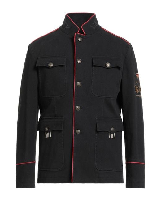 La Martina Black Jackets for men