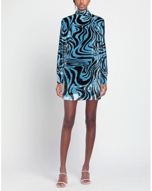 Philosophy Di Lorenzo Serafini Blue Mini Dress