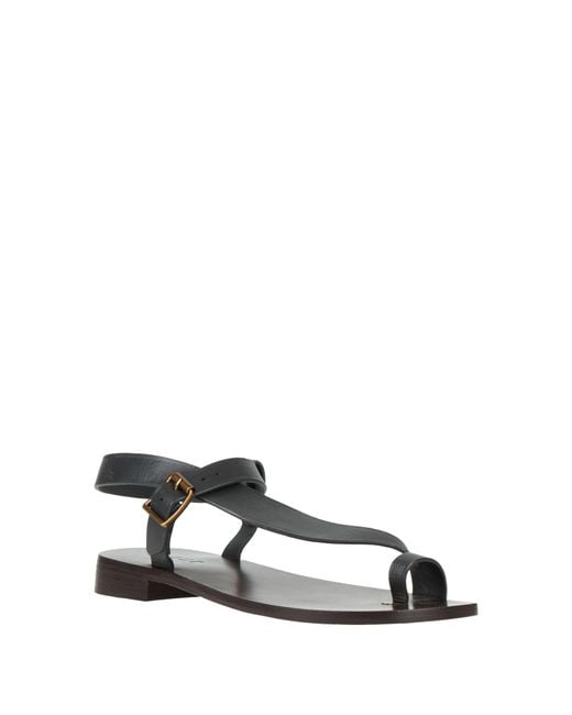 Soeur White Thong Sandals