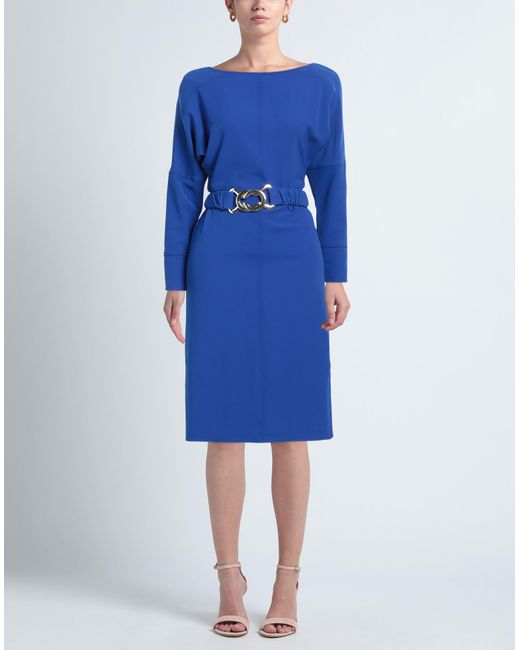 Nenette Blue Midi Dress
