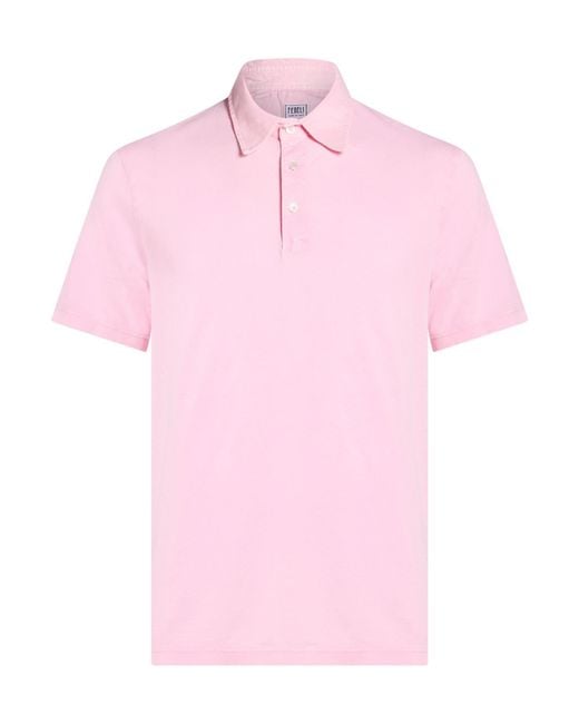 Polo di Fedeli in Pink da Uomo