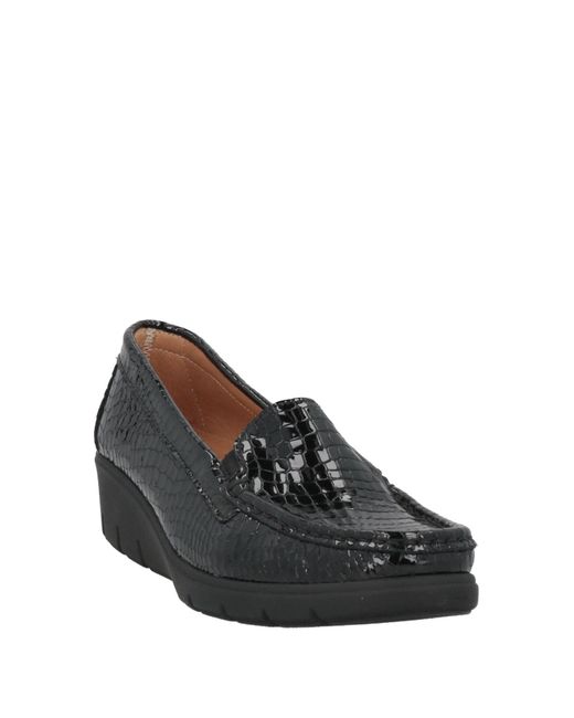 Cinzia Soft Black Loafers Leather