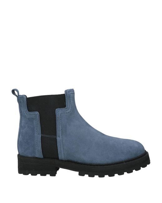 Tod's Blue Ankle Boots