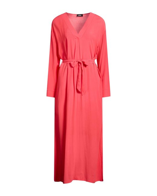 Dixie Red Maxi Dress Viscose