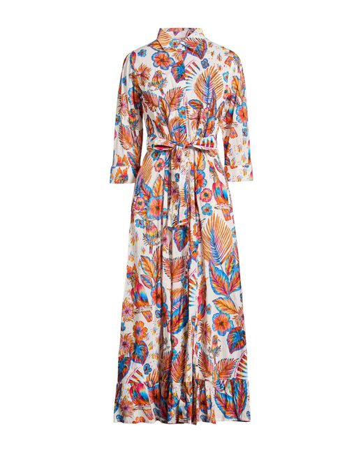 CONNOR & BLAKE White Maxi Dress Cotton