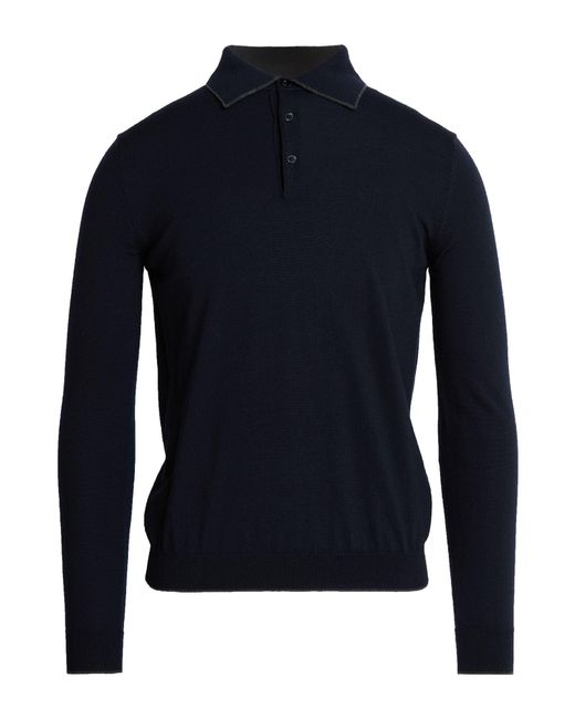 SEVENTY VENEZIA Blue Sweater Virgin Wool for men
