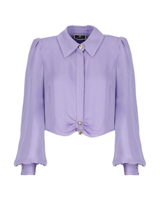 Elisabetta Franchi Purple Hemd