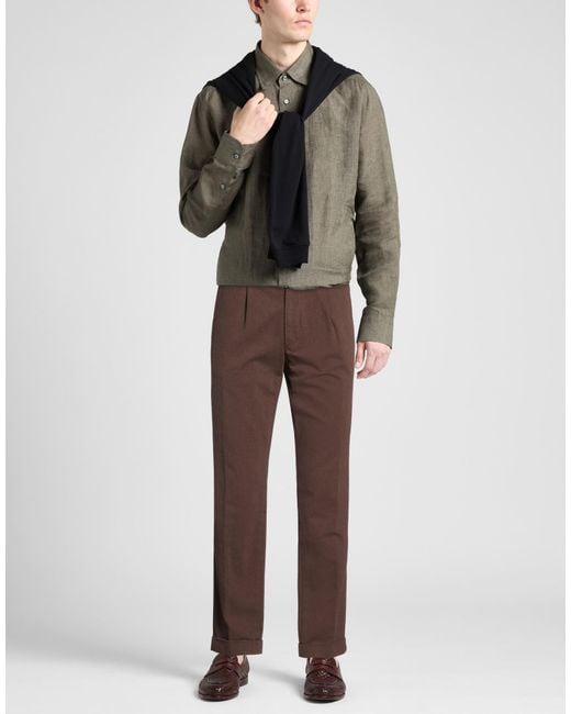 Incotex Brown Pants for men