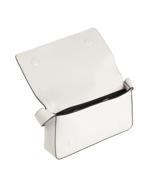Karl Lagerfeld White Cross-Body Bag