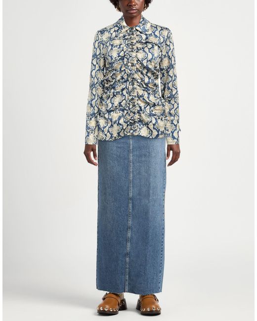 Ganni Blue Shirt