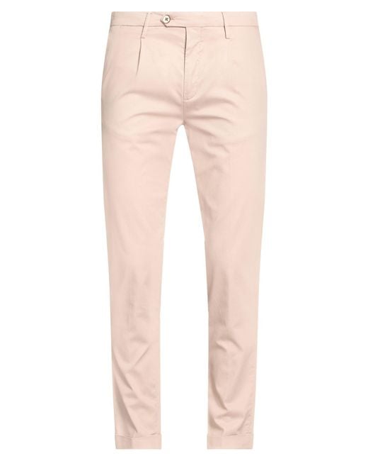 Michael Coal Natural Pants Lyocell, Elastane for men